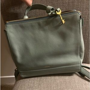 Fossil Backpack Tote with Wallet